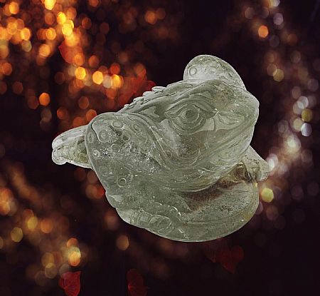 綠幽靈三腳金蟬 助財運